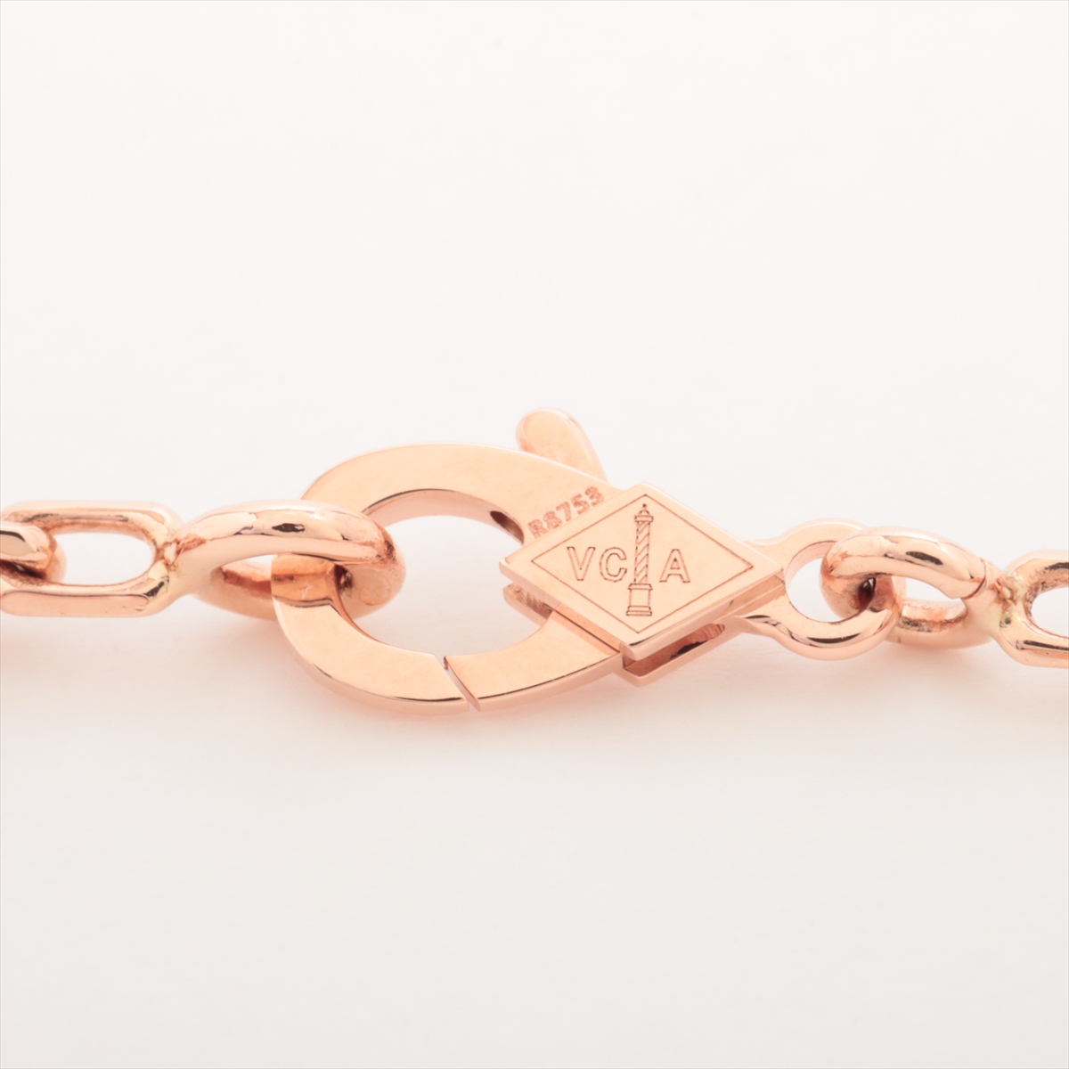 ヴィンテージ アルハンブラ ブレスレット、5モチーフ 18K ローズ
