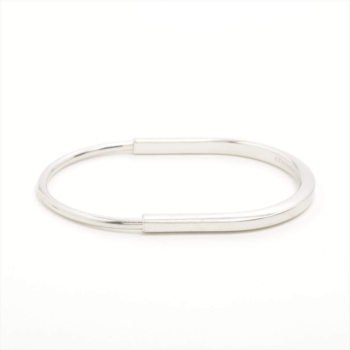 TB7054】Tiffany&Co. hook&loop bangle/silver925,K18