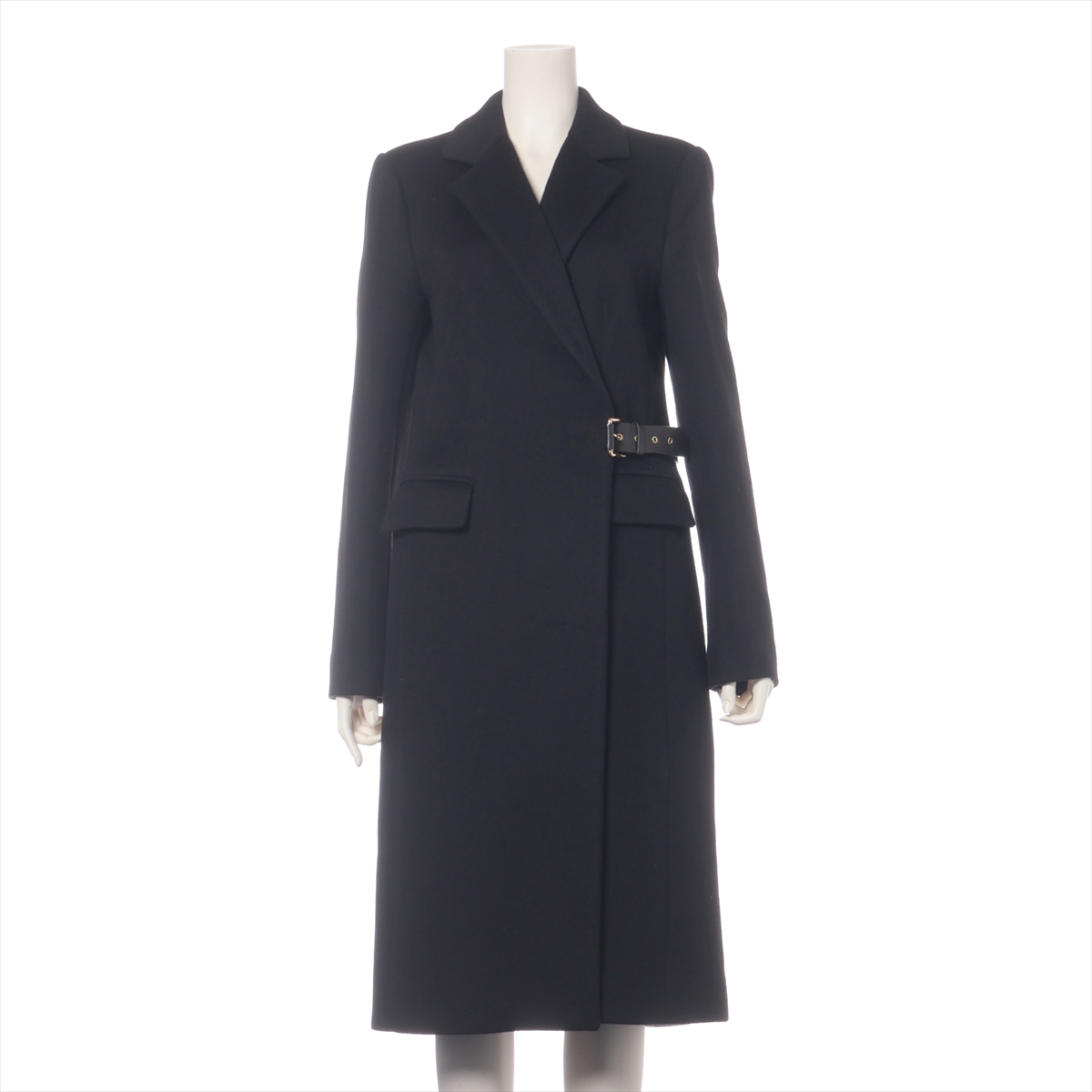 フェラガモ カシミヤ コート 42 レディース ブラック A3664308｜中古  