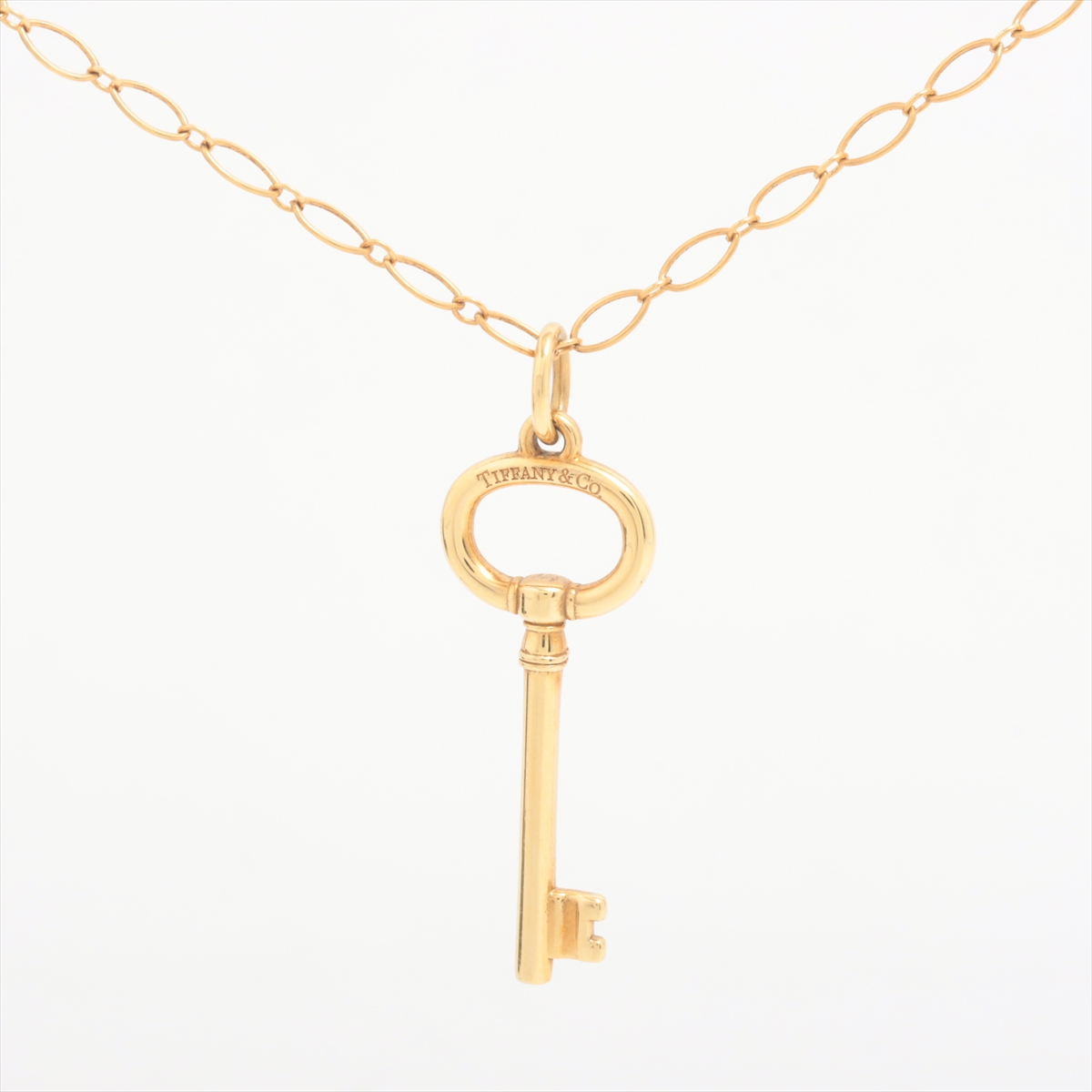 TIFFANY ティファニー AU750 YG キー ペンダントトップ TIFFANY ティファニー AU750 YG キー ペンダントトップ