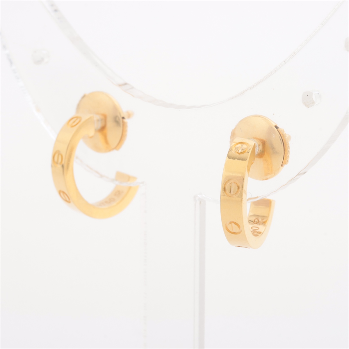 カルティエ ミニラブ ピアス 750(YG) 3.7g CRB8028800 A3666180｜中古  