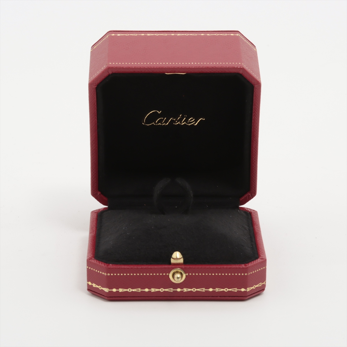カルティエ ラブ ハーフ ダイヤ リング 750(PG) 8.6g 52