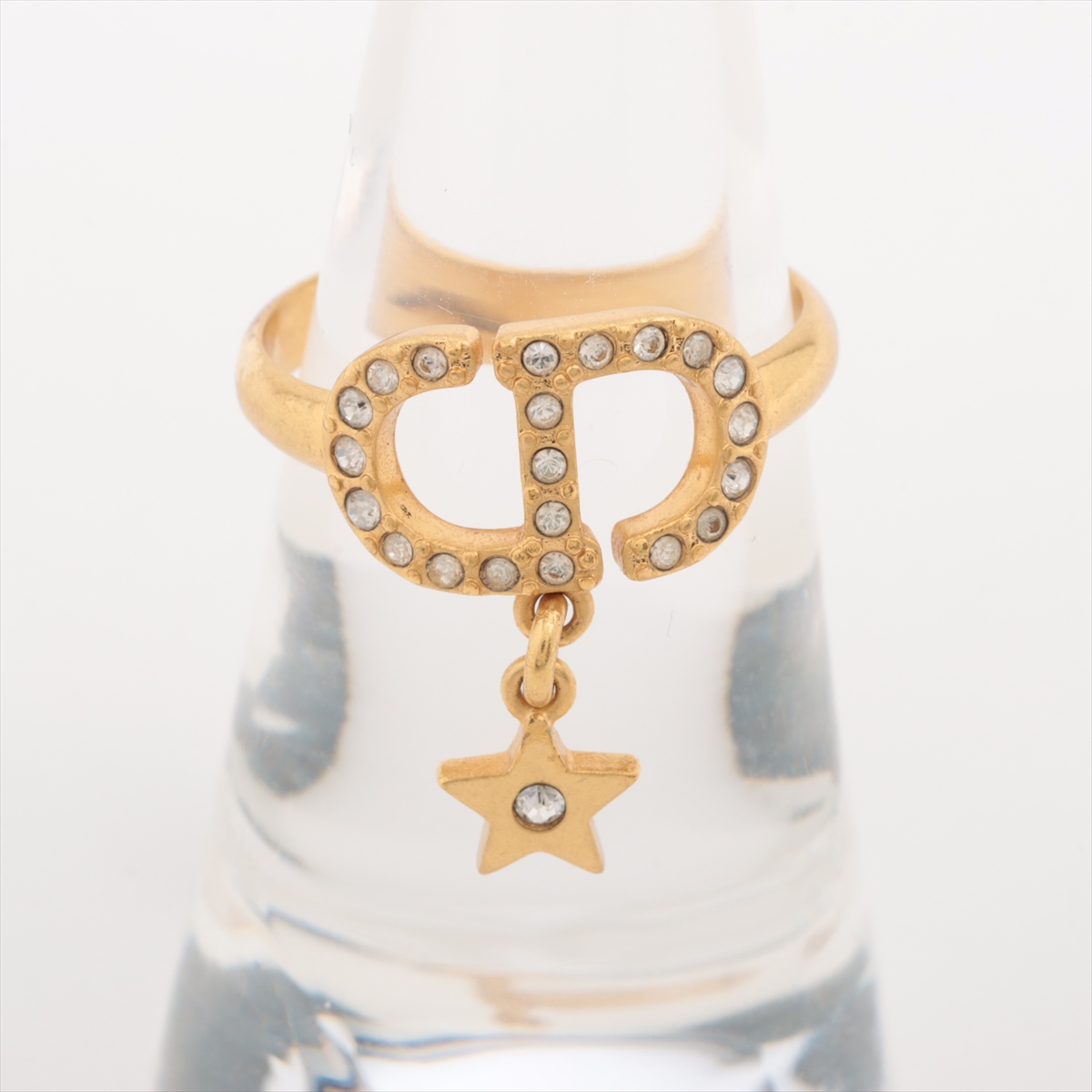 Dior Petit CD Petit CD Ring M GP Gold | eBay