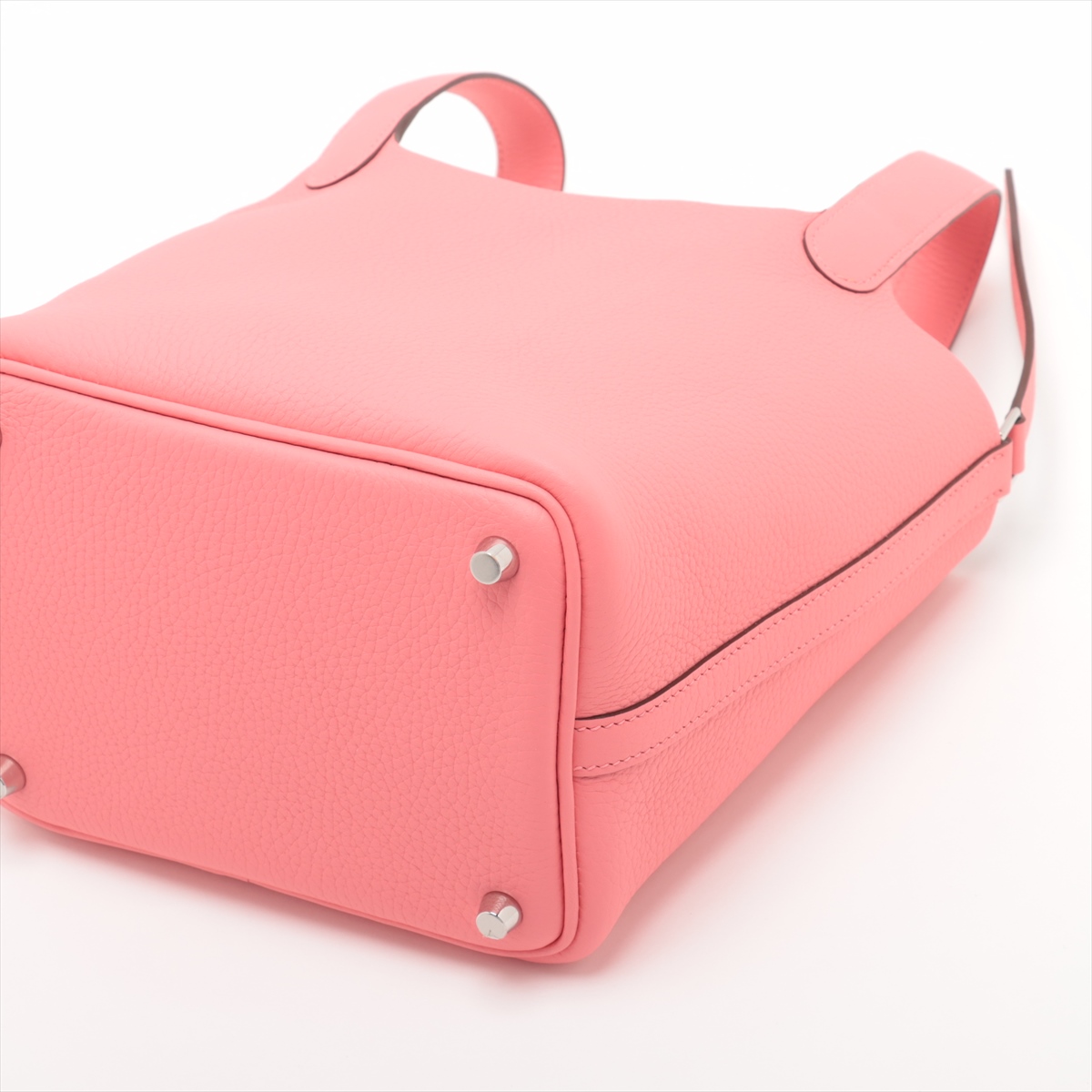 【可愛い♪】HERMES ピコタンロック PM 18 ローズアザレ S金具 エルメス ピコタンロックPM/18 ローズアザレ トリヨンクレマンス