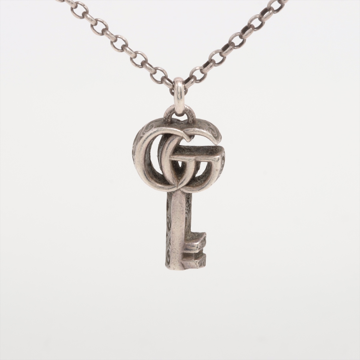 GUCCI グッチダブルG キー アラベスク ネックレス