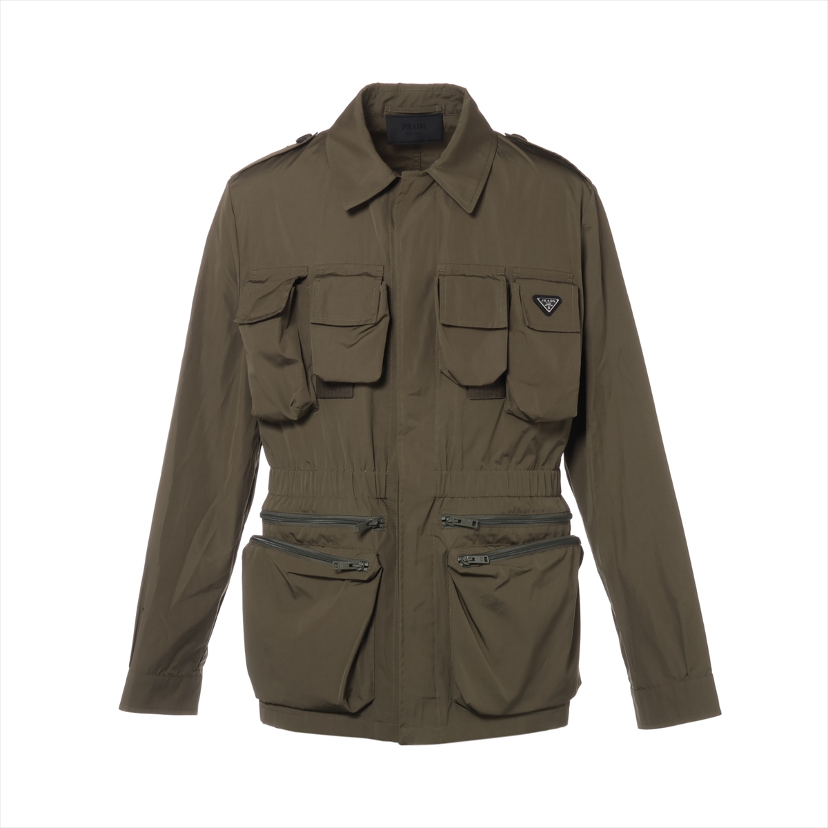 プラダ トライアングルロゴ 21AW ナイロン コート 36 レディース
