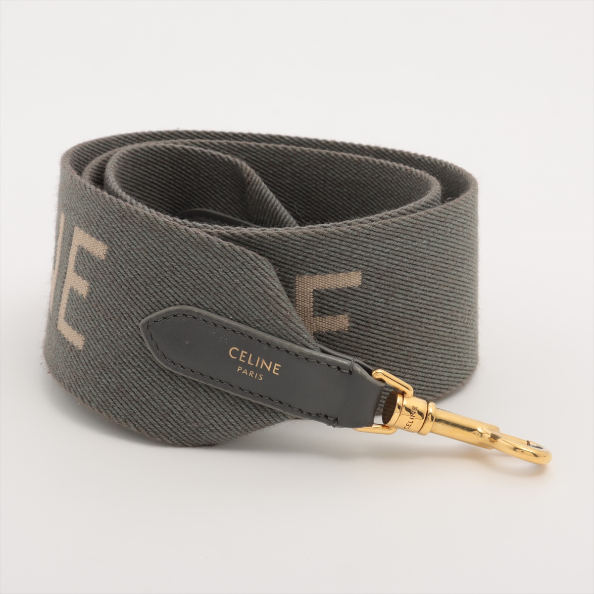 CELINE ショルダーストラップ CELINE グレー ショルダーストラップ