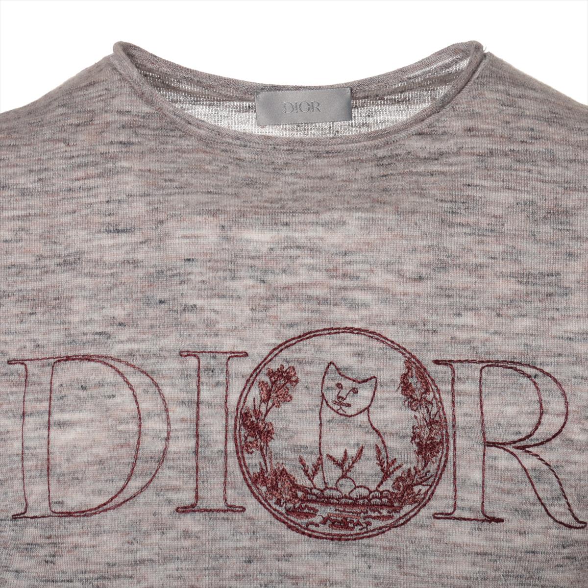 Dior Cashmere T-shirt XXS Men's Gray 583M624AM007 DIOR AND