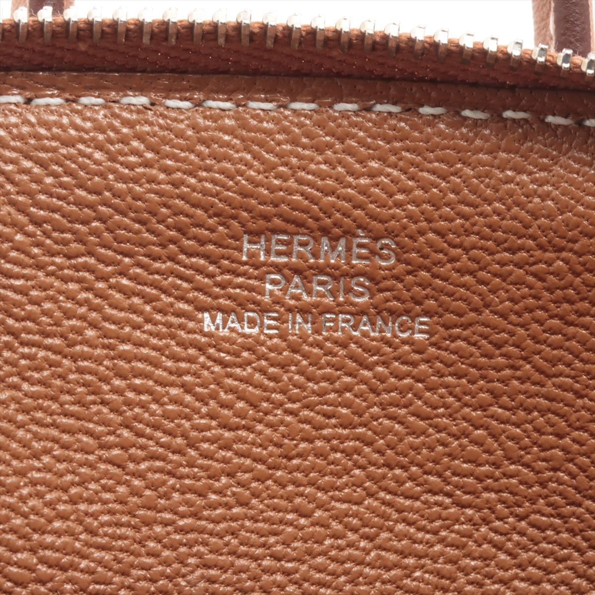 エルメス ボリードシャーク W刻 チャーム レザー ゴールド