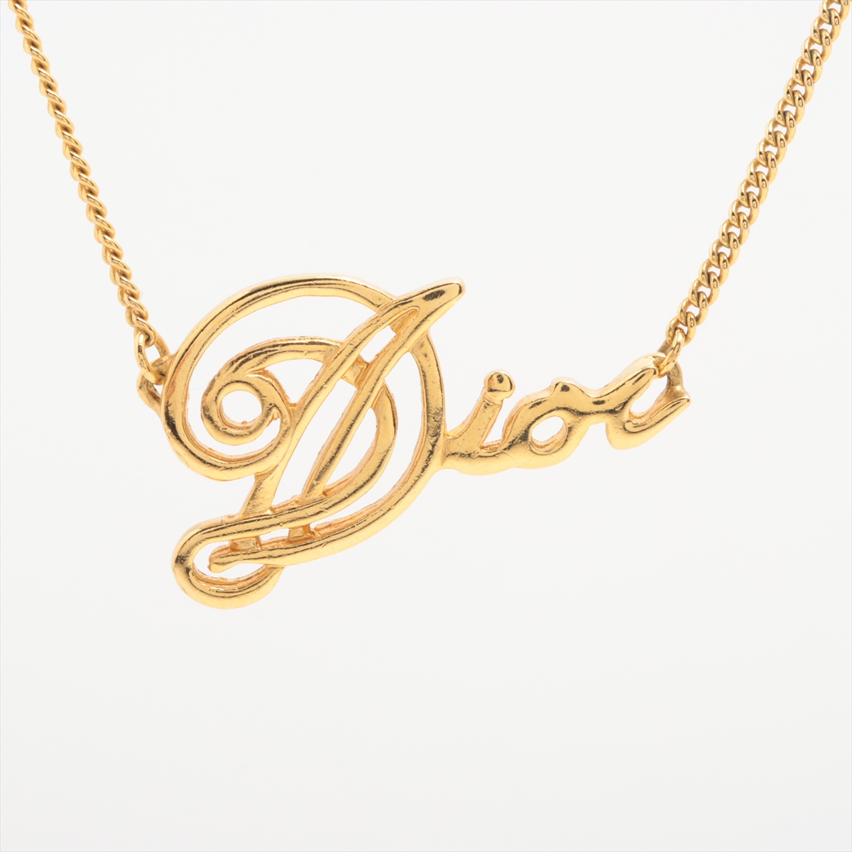 クリスチャンディオール ロゴ ネックレス GP