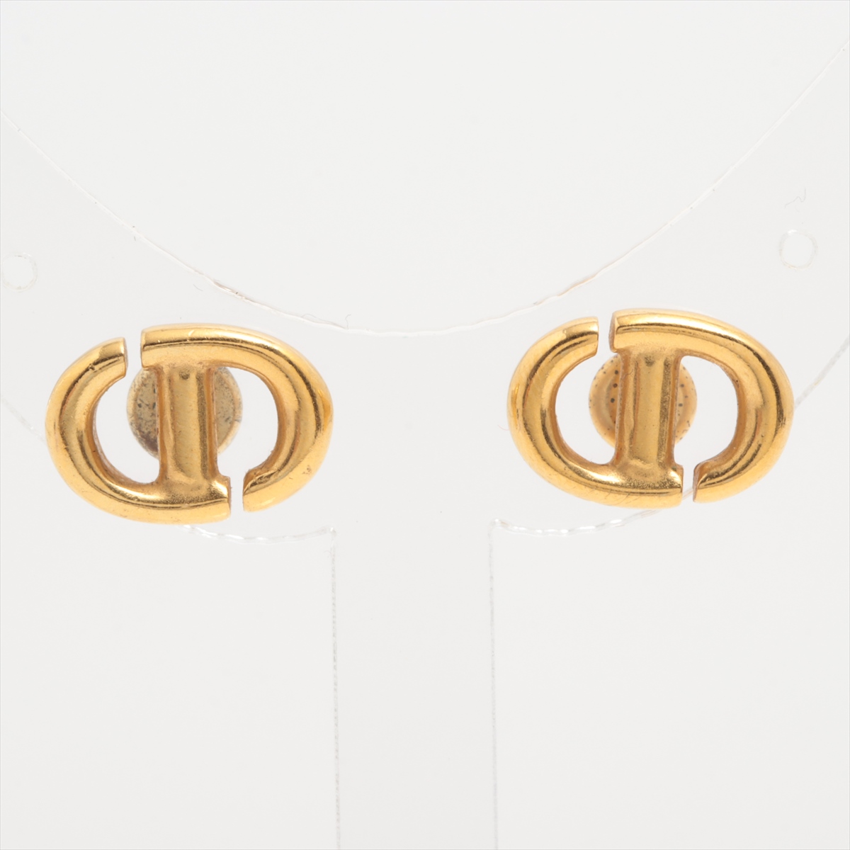 ディオール CD Navy CDネイビー ピアス(両耳用) GP ゴールド A3671924  