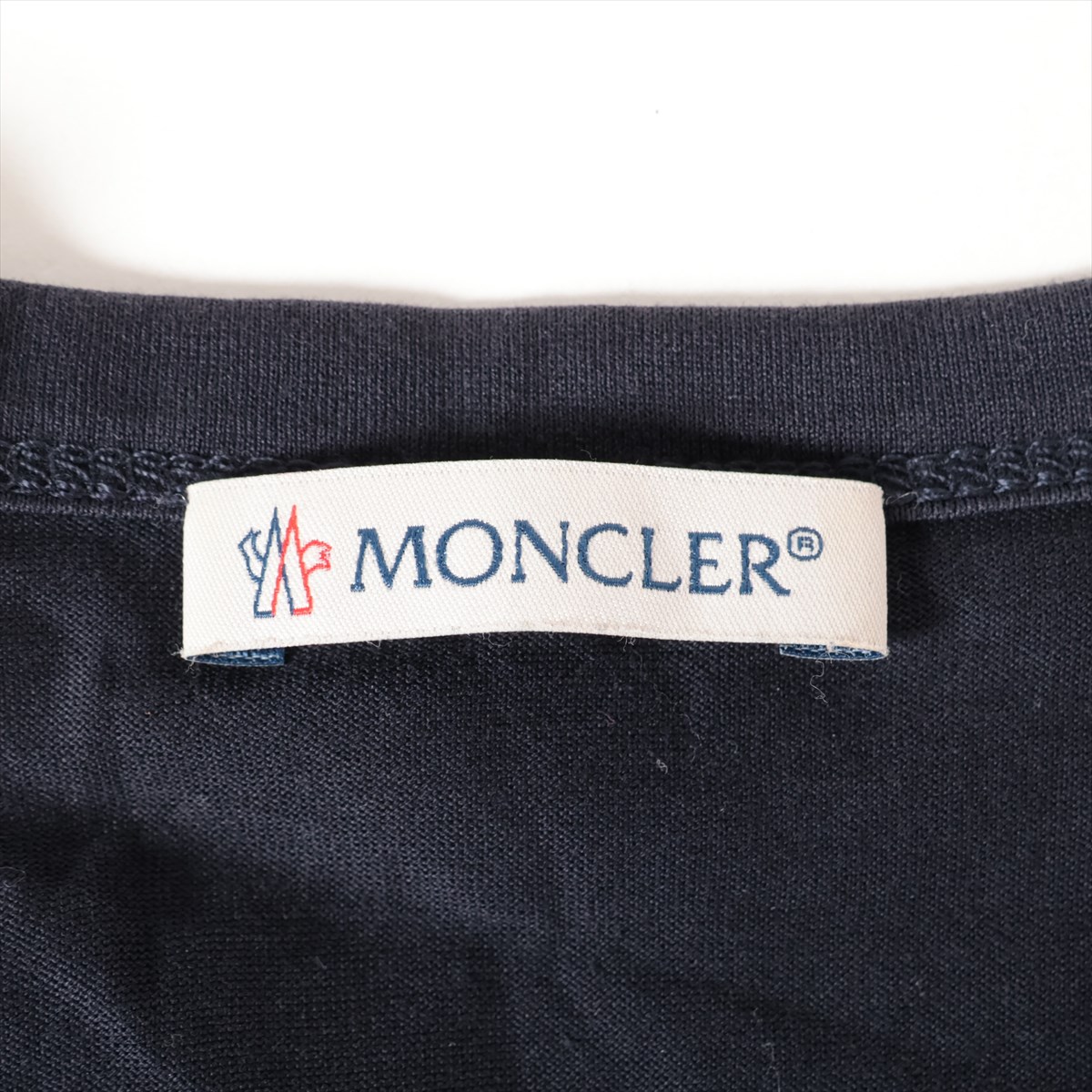モンクレール 19年 コットン Tシャツ L メンズ ネイビー E20918032500 