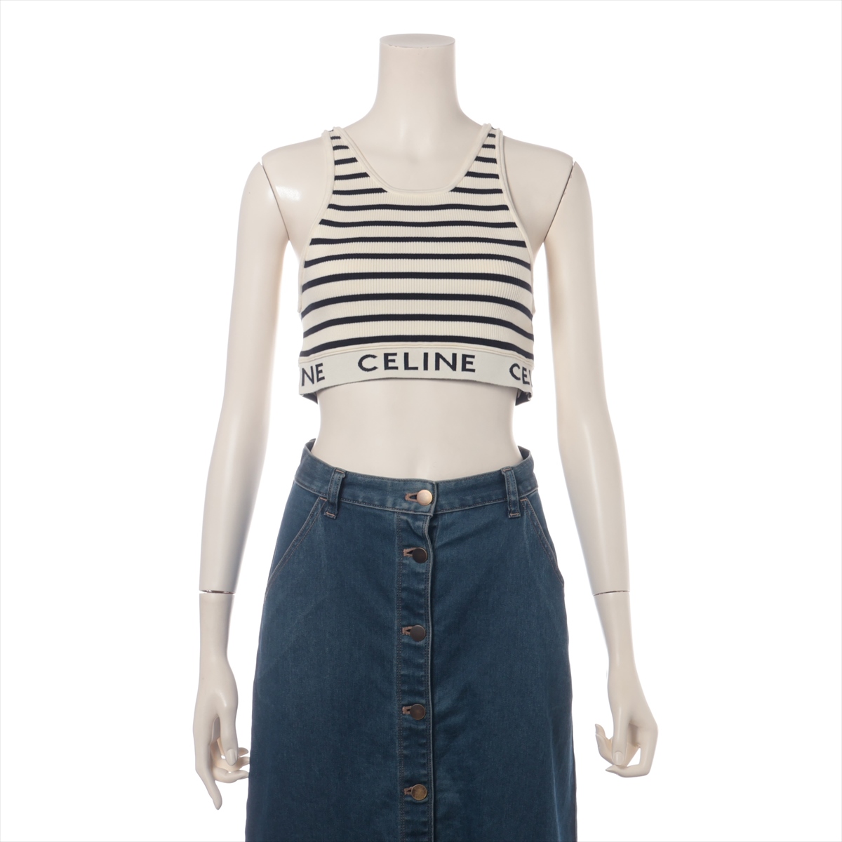 CELINE ロゴタンクトップ 伊原葵さん他愛用【CELINE】セリーヌロゴ スポーツブラトップ