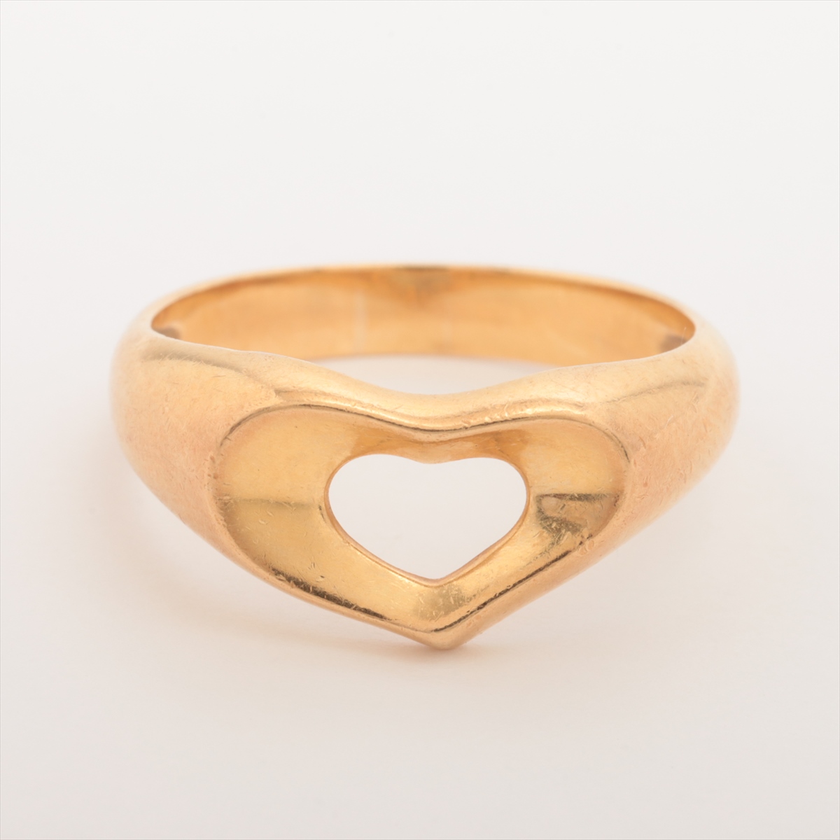 ティファニー オープンハート リング 750(YG) 4.8g A3673460｜中古  
