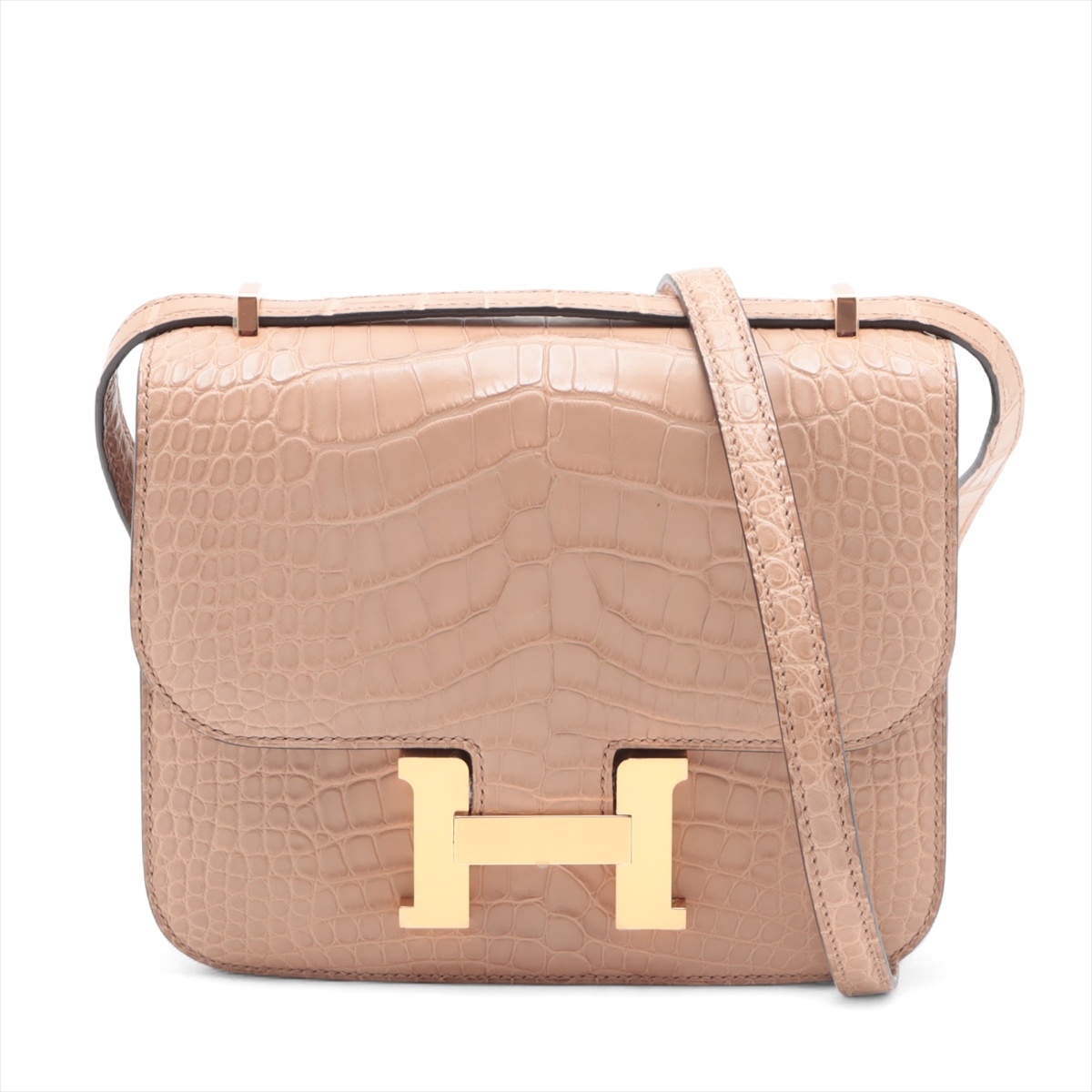HERMES エルメス　マット エルメス シティホール 38 ポロサスマット ブラック シルバー