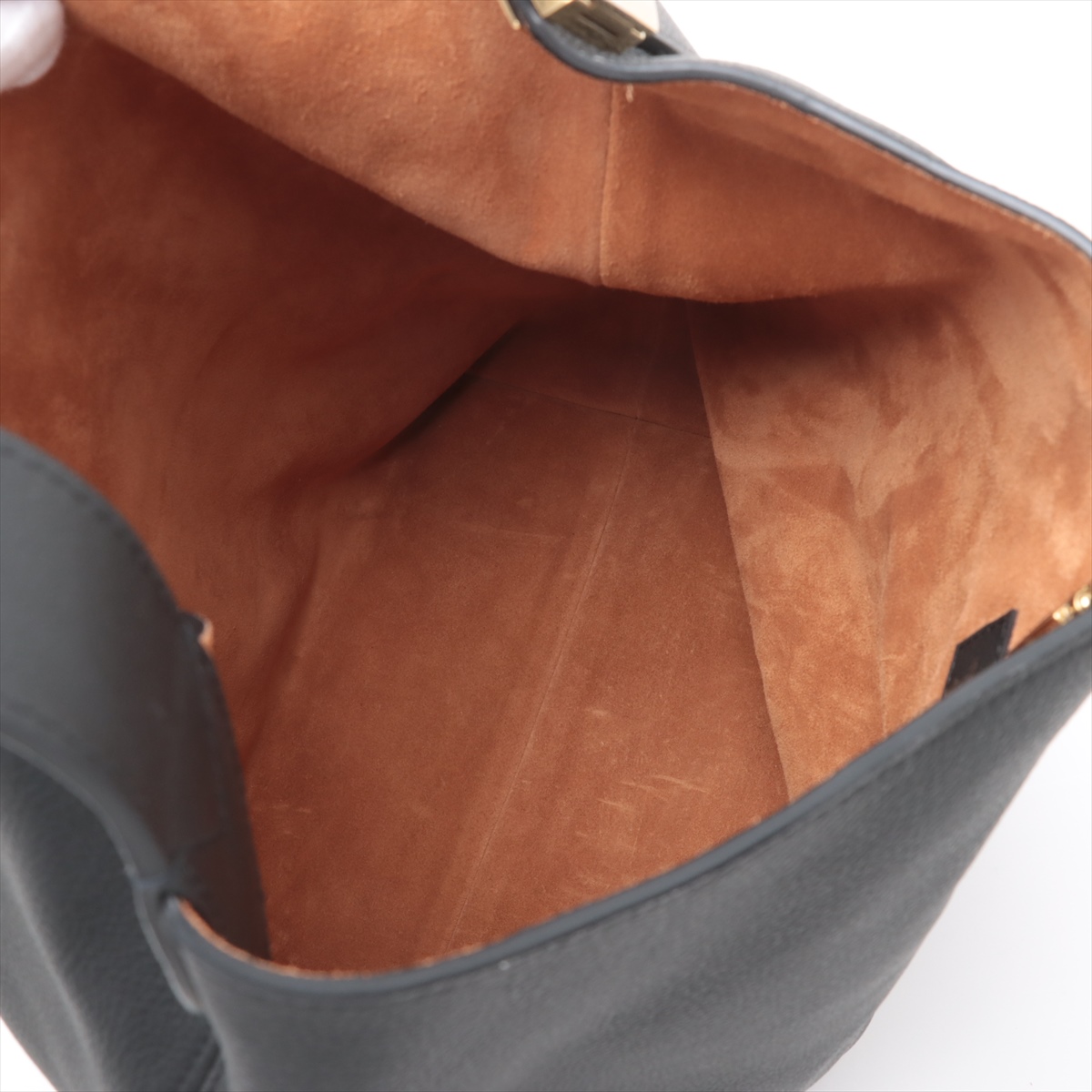 ラドローM美品 Louis Vuitton padlock x calf Lowkey Hobo MM M24856 Black