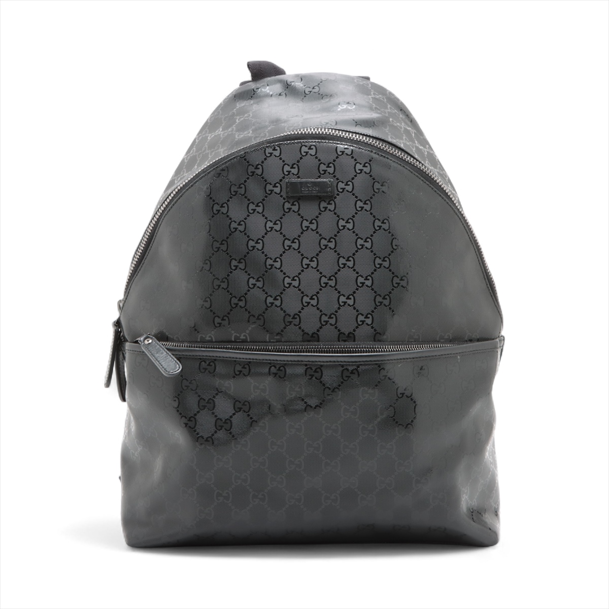 GUCCI グッチ GGインプリメ グレーレザー トートバッグ