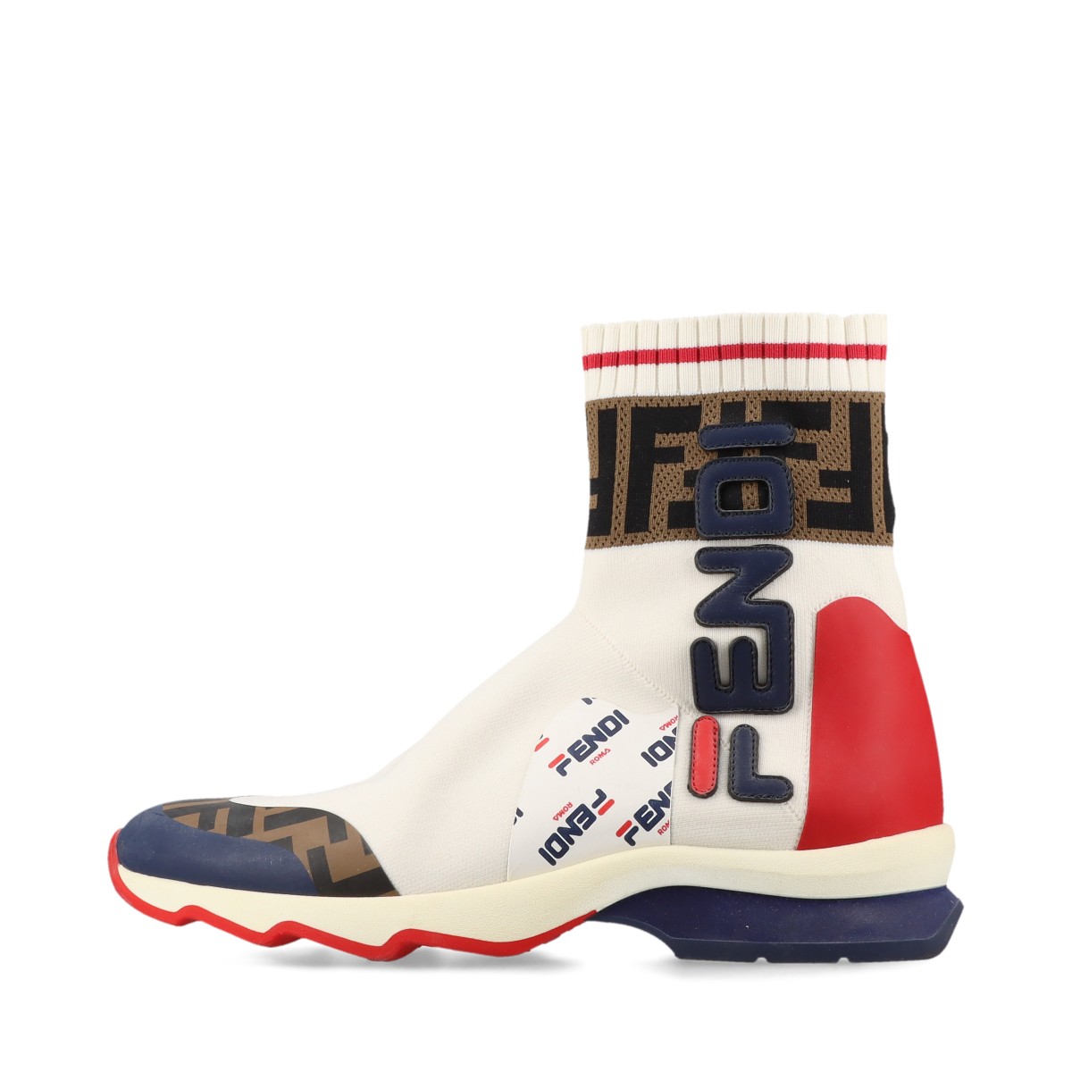 FENDI FILA コラボソックススニーカー
