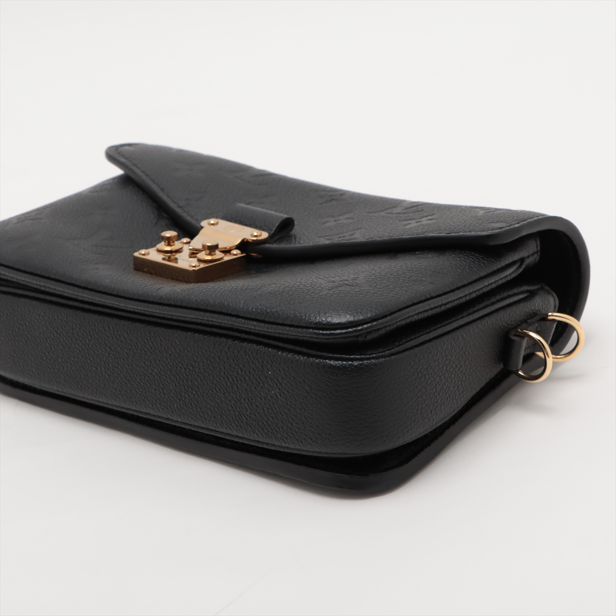 Louis Vuitton monogram empreinte Pochette Metis M46595 Black