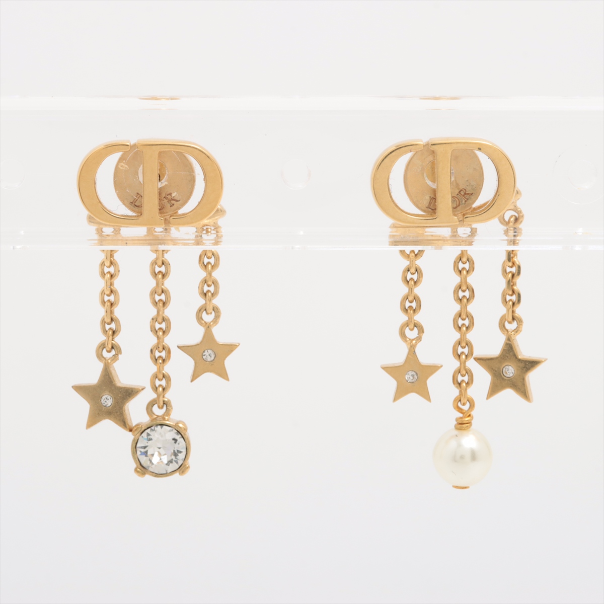 ディオール ピアス パール ロゴ 片耳 Bランク di3706cc