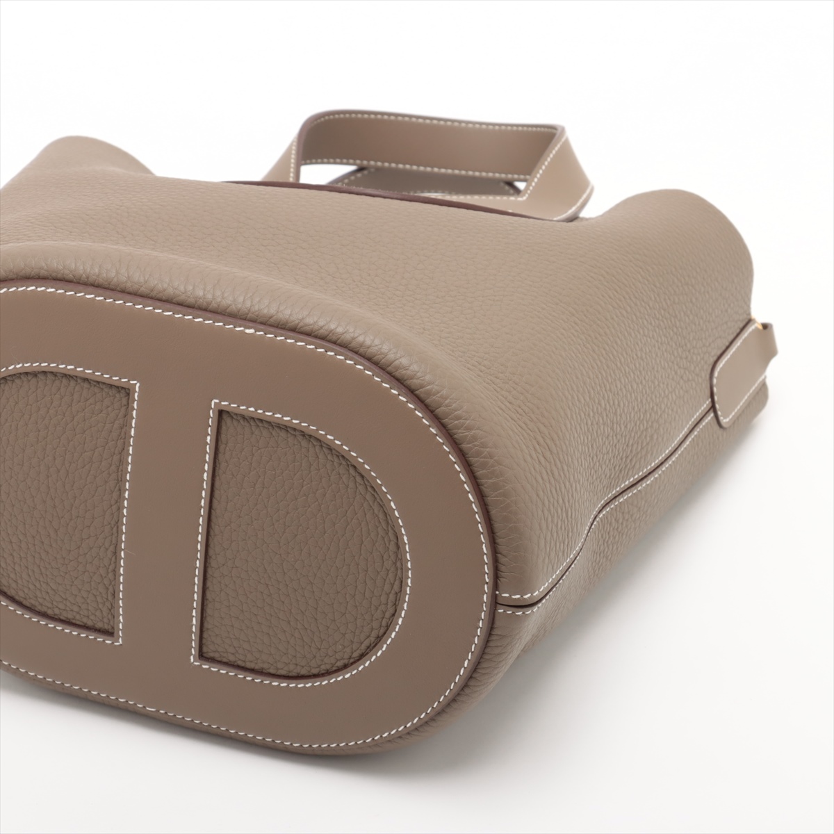 Hermès In the loop 23 Taurillon Clemence x Swift Etoupe Gold