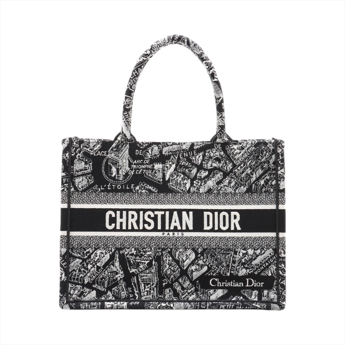 Dior - 美品 Dior キャンバス ラージ ブックトート レオパードの