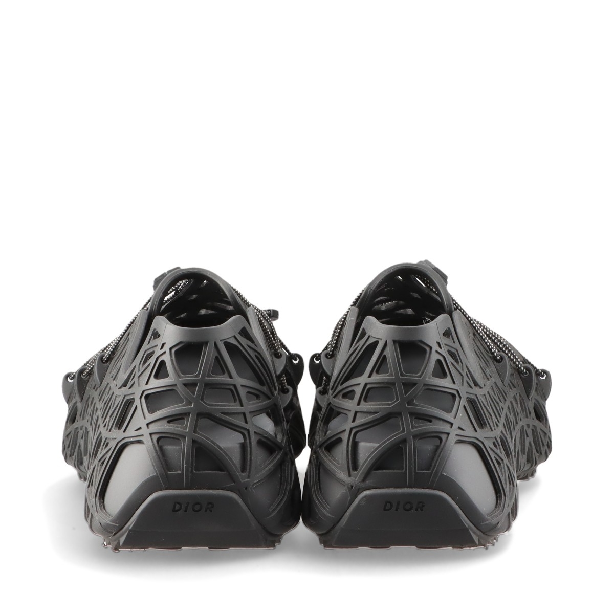 Dior 23SS Rubber Sandals 40 Unisex Gray LS1122 Cannage CD