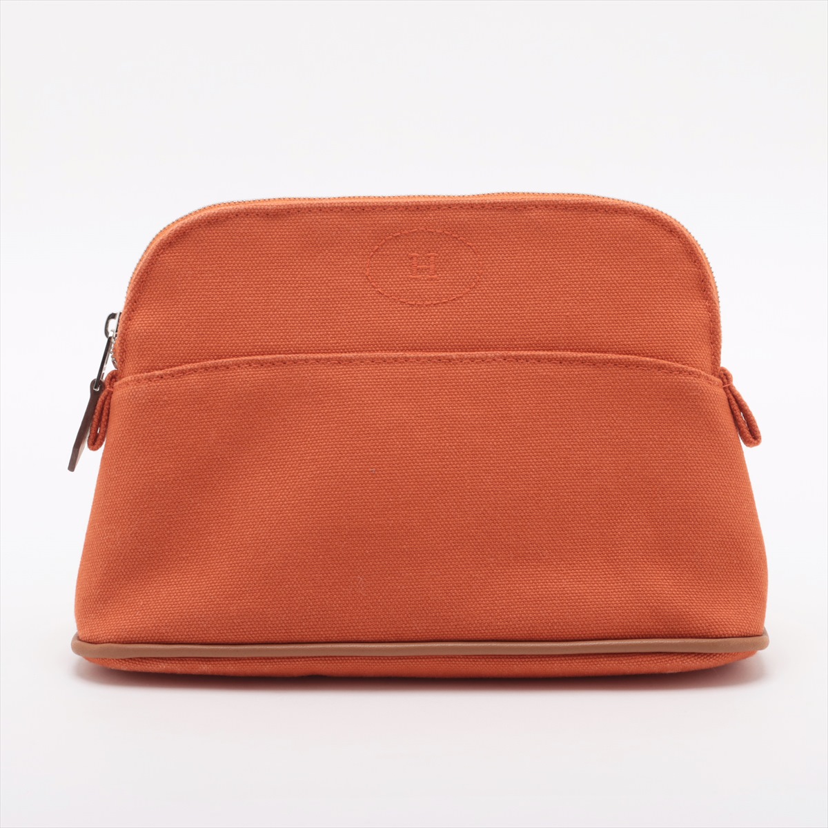 HERMES エルメス　キャンバス　ボリードポーチミニミニ　ポーチ　レッド系 エルメス ポーチ ボリードポーチ ミニ キャンバス ユニセックス