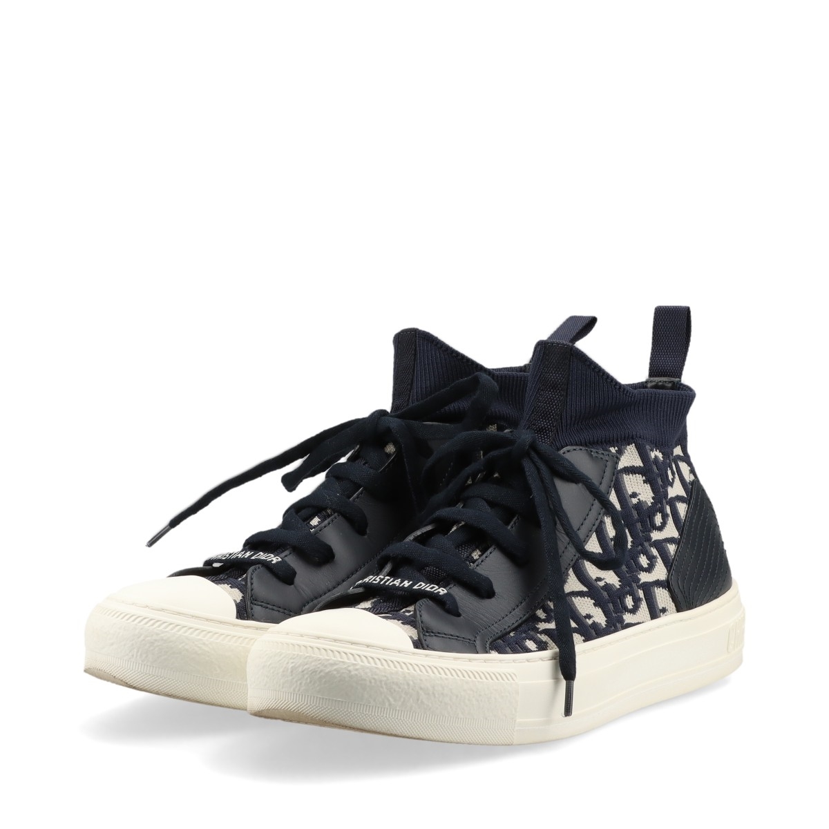 1点モノ DIOR オブリーク ソックス スニーカー サイズ36 1/2 クリスチャンディオール WALK'N'DIOR ファブリック スニーカー