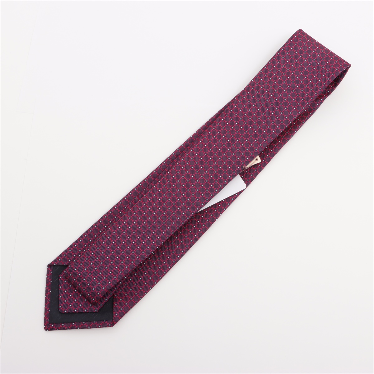 Hermès Necktie Silk Purple CRAVATE SOIE LOURDE TH AZULE JOS