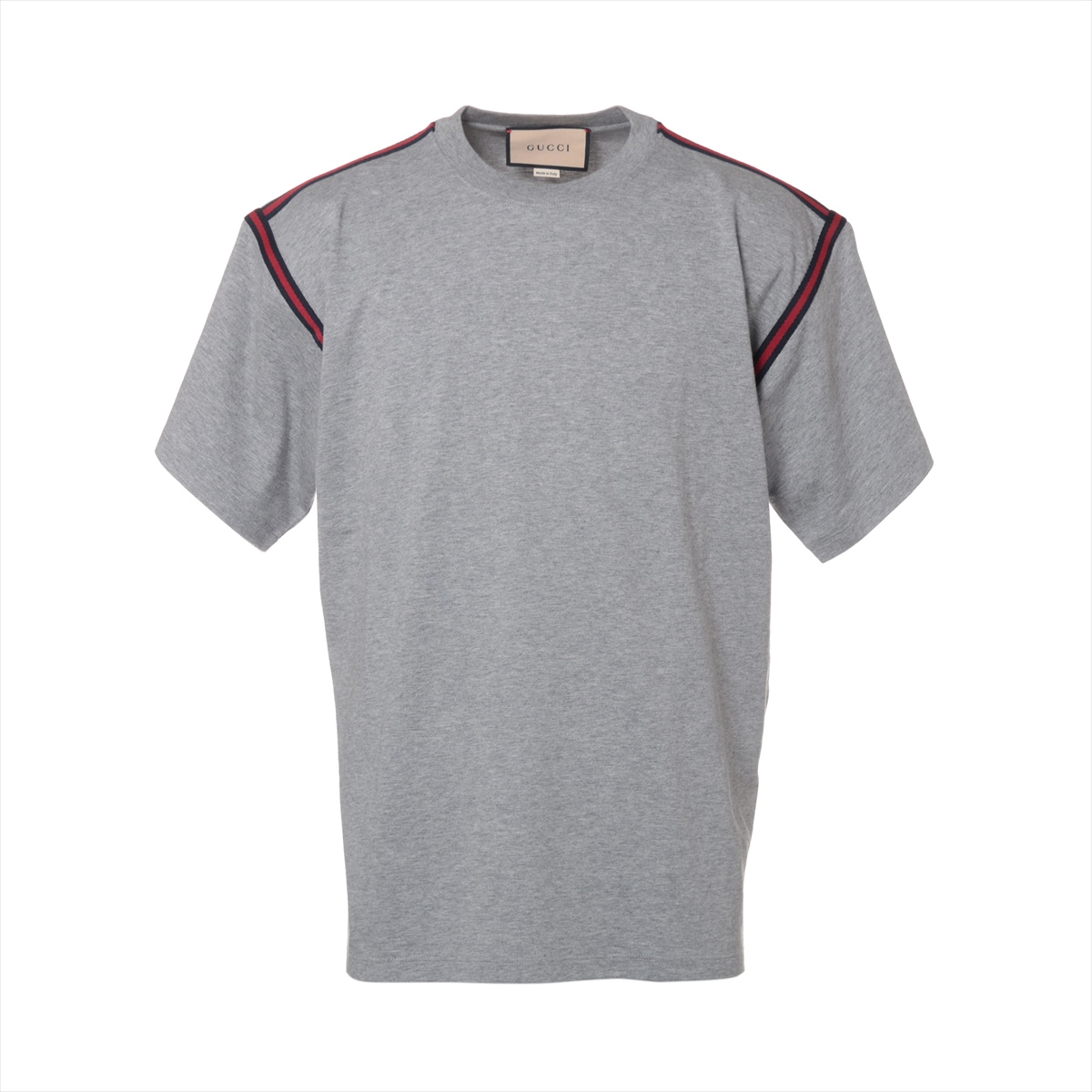 2025公式店舗 Tシャツ コットン グッチ S A3680411 615044 ブラウン メンズ トップス