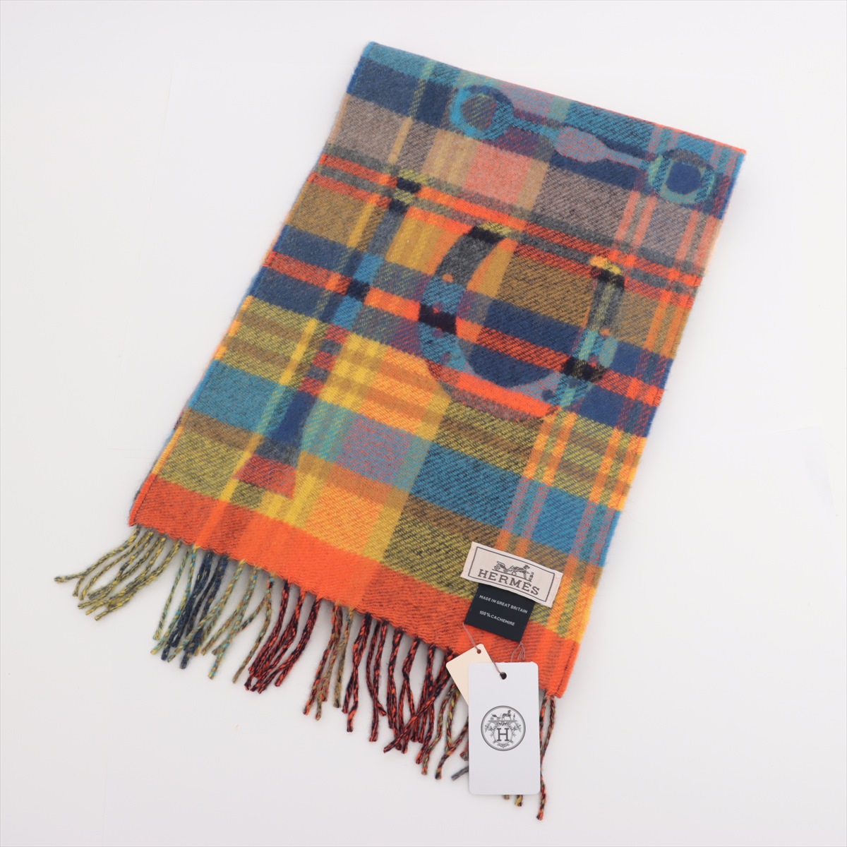 Acne Studios 正規品マルチカラー チェックマフラー Acne Studios マフラー マルチカラー チェック柄