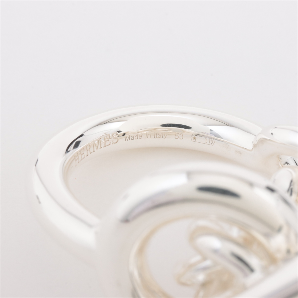エルメス クロワゼット リング 53 925 14.2g シルバー A1835118