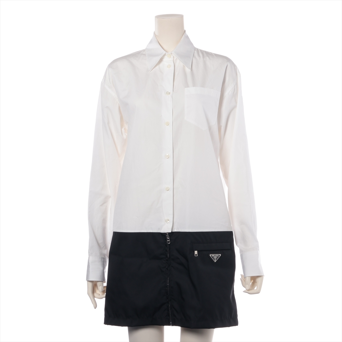 プラダ　ナイロンワンピース PRADA - PRADA プラダ RE-NYLON ノースリーブ ワンピース