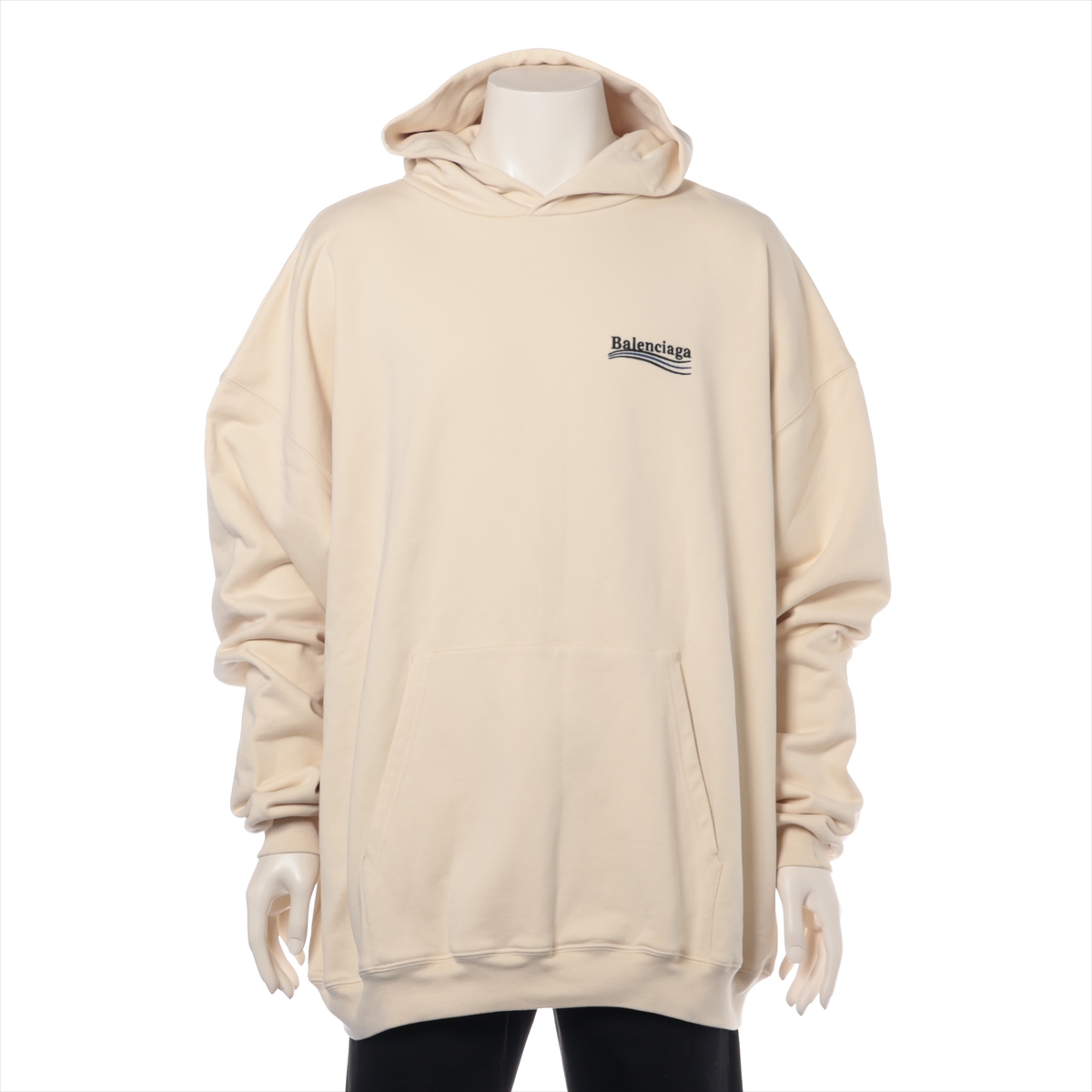 【関税込】◆BALENCIAGA バレンシアガ◆ロゴ コットン パーカー BALENCIAGA ロゴ パーカー（関税込☆BALENCIAGA☆メンズ ロゴ