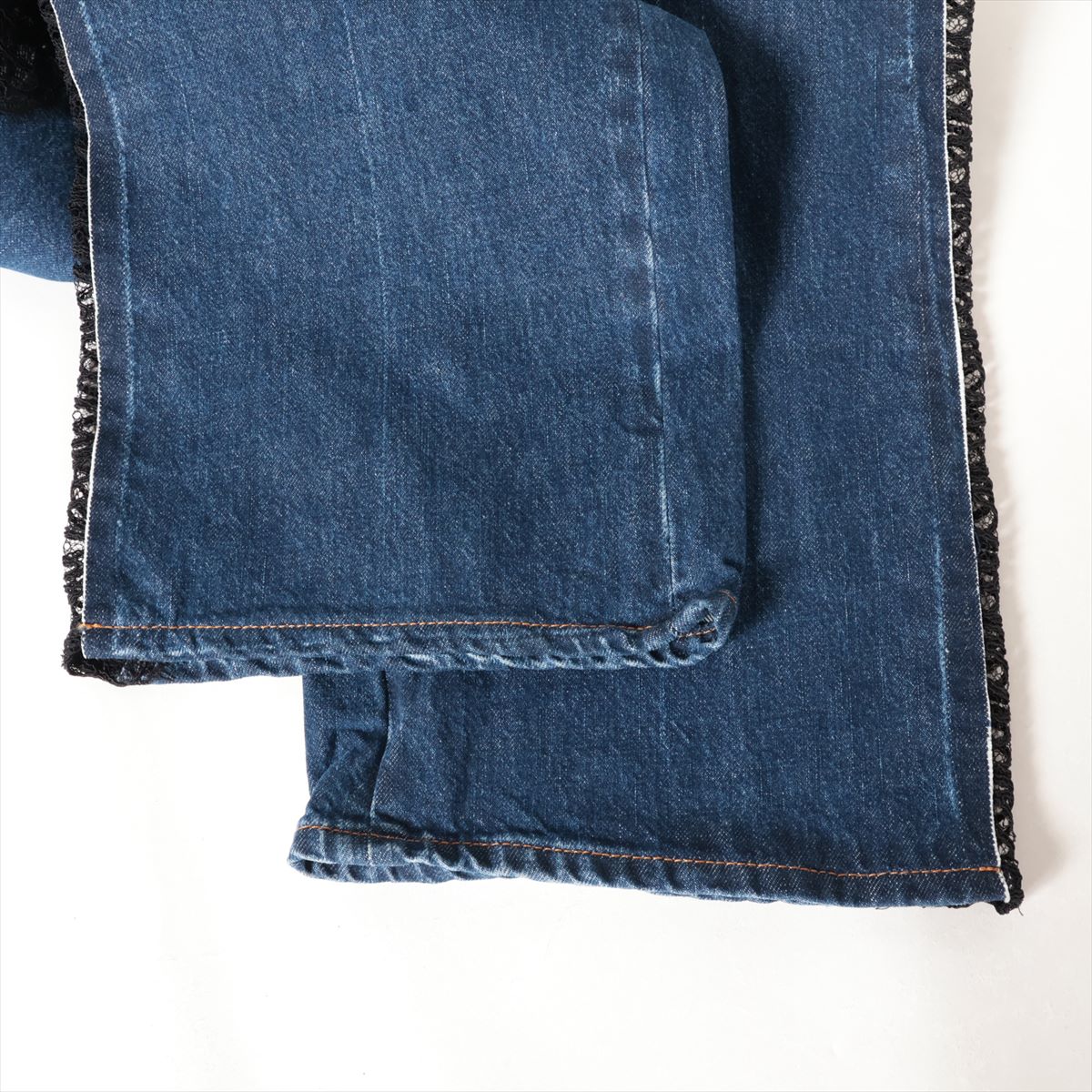 美品 ステラマッカートニー フレアワンピース ロング デニム ブルー 40 Stella McCartney ステラマッカートニー デニムワンピース 40