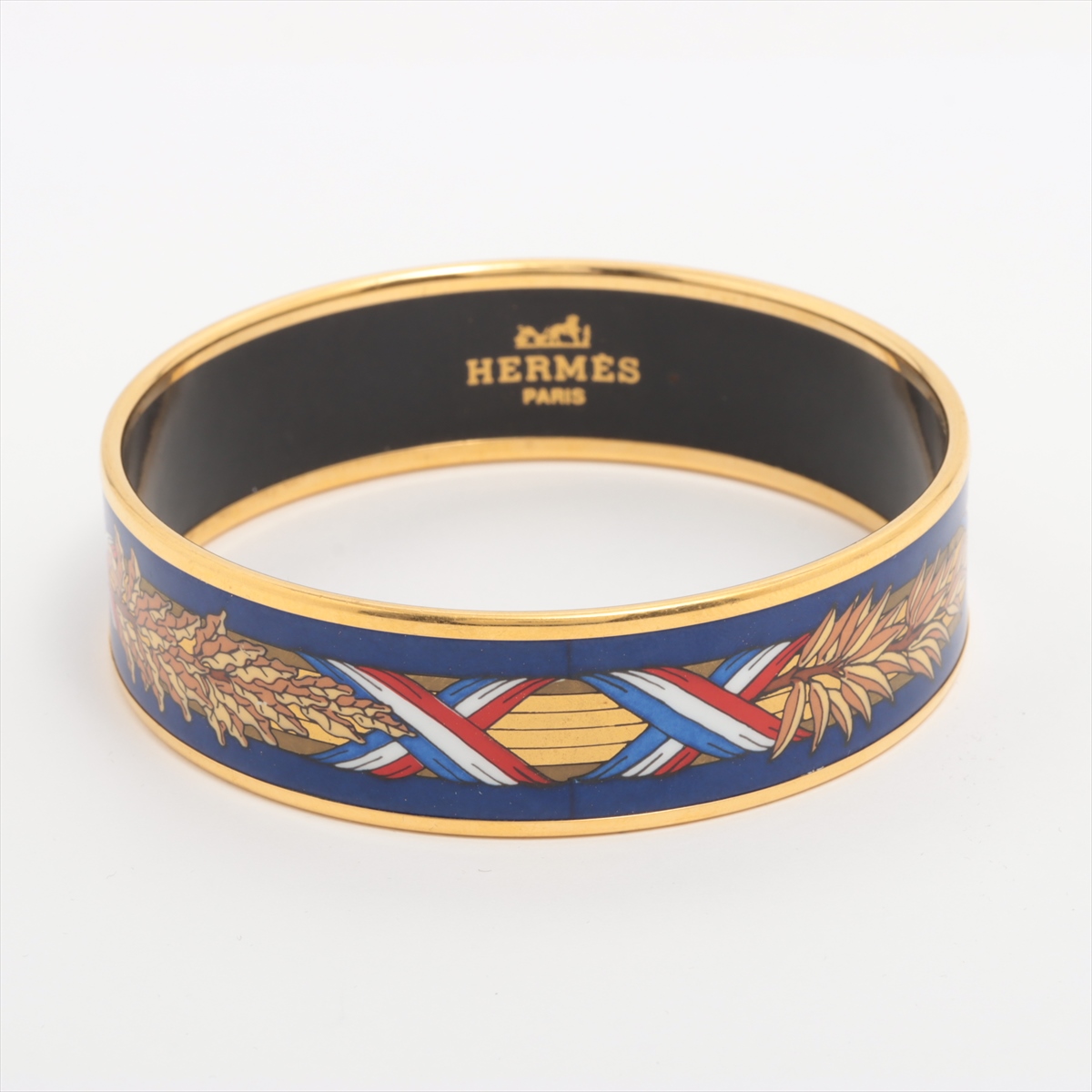 ⭐良品⭐エルメス GP エマイユ バングル エルメス GP エマイユGM バングル ゴールド レッド レディース