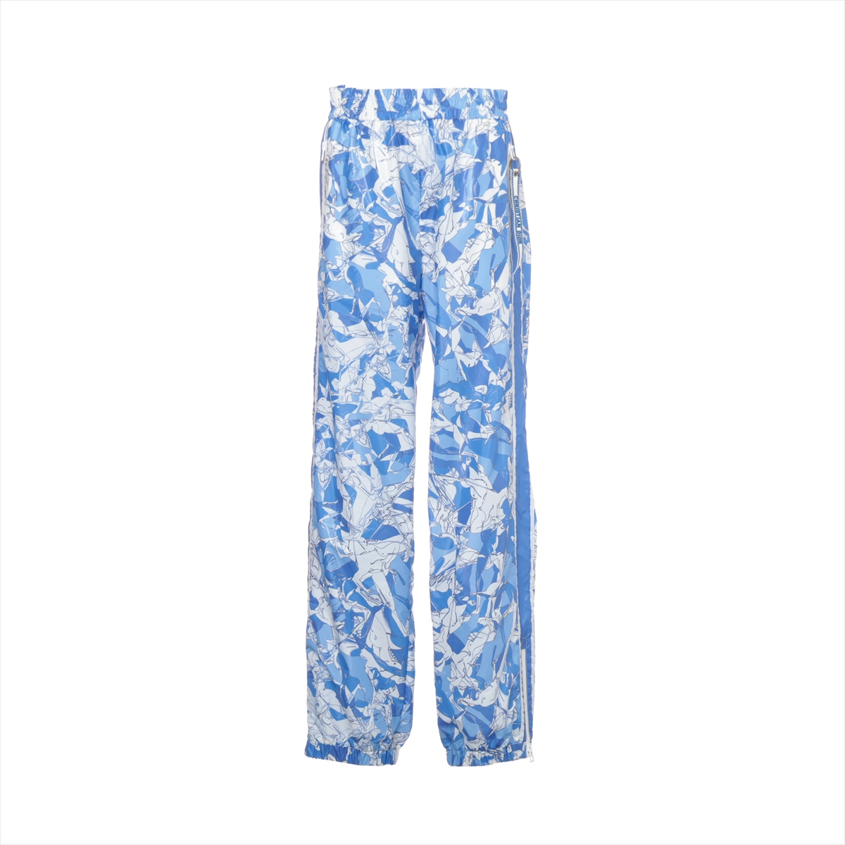 Christian Dior Nylon Pants I40 Blue x white 217P43A2843 | eBay