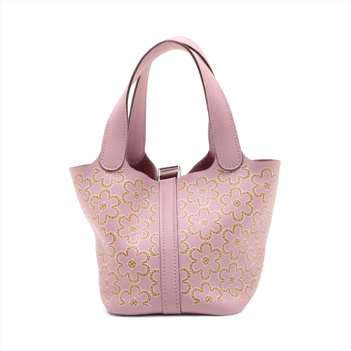 【モーヴ × シルバー金具】HERMES ピコタンロック 14 デイジー エルメス ピコタンロック14 ミクロ ラッキーデイジー スイフト
