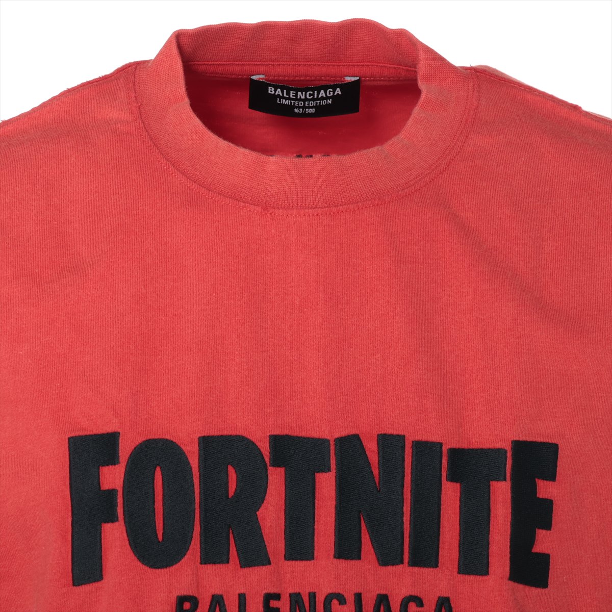 Balenciaga x Fortnite 21 years Cotton T-shirt XS Men's Red