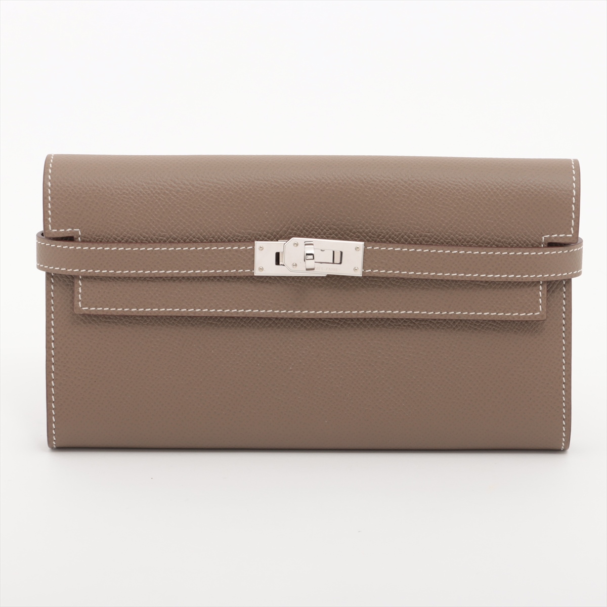 エルメス ケリーウォレット ロング シェーブル レディース  
