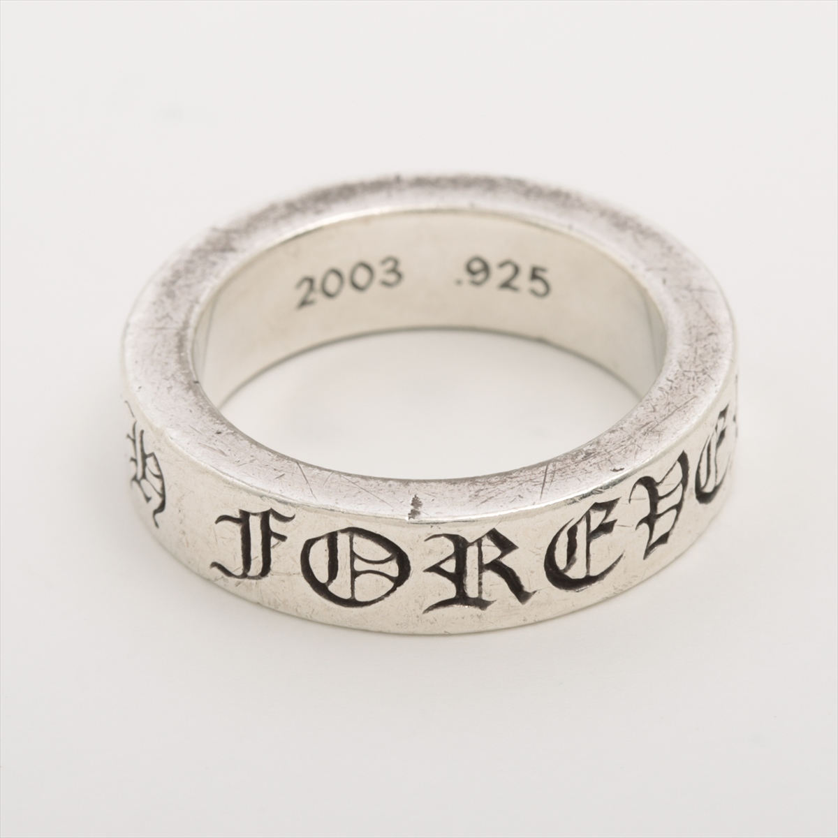 Chrome Hearts Spacer ring Forever 6mm Ring 925 11.5g With