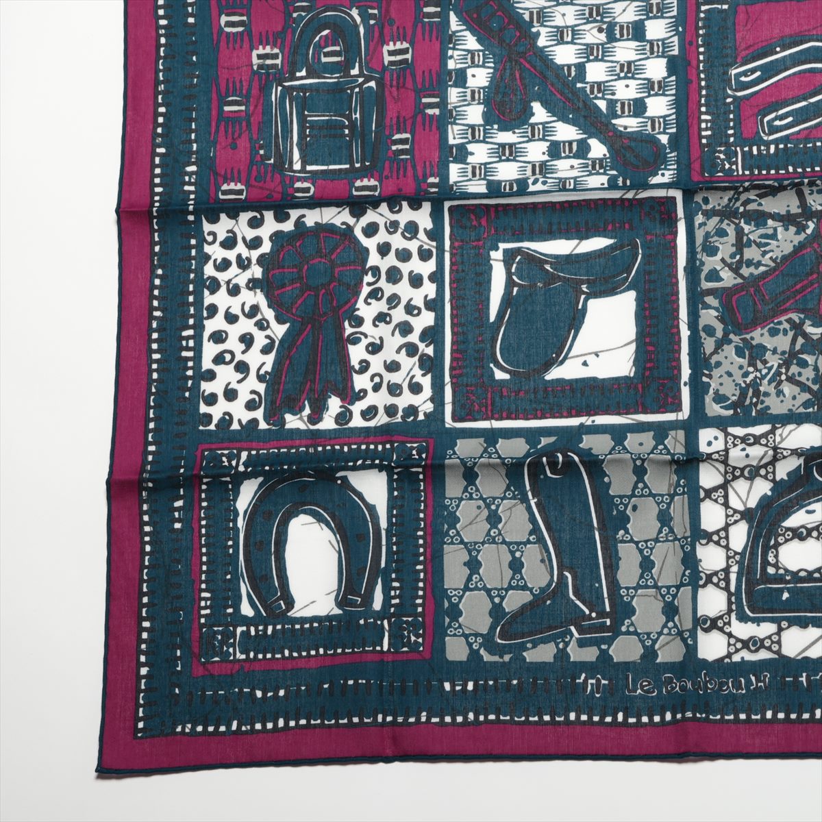 HERMES】【Le Boubou H】【フランス製】エルメス『カレ70