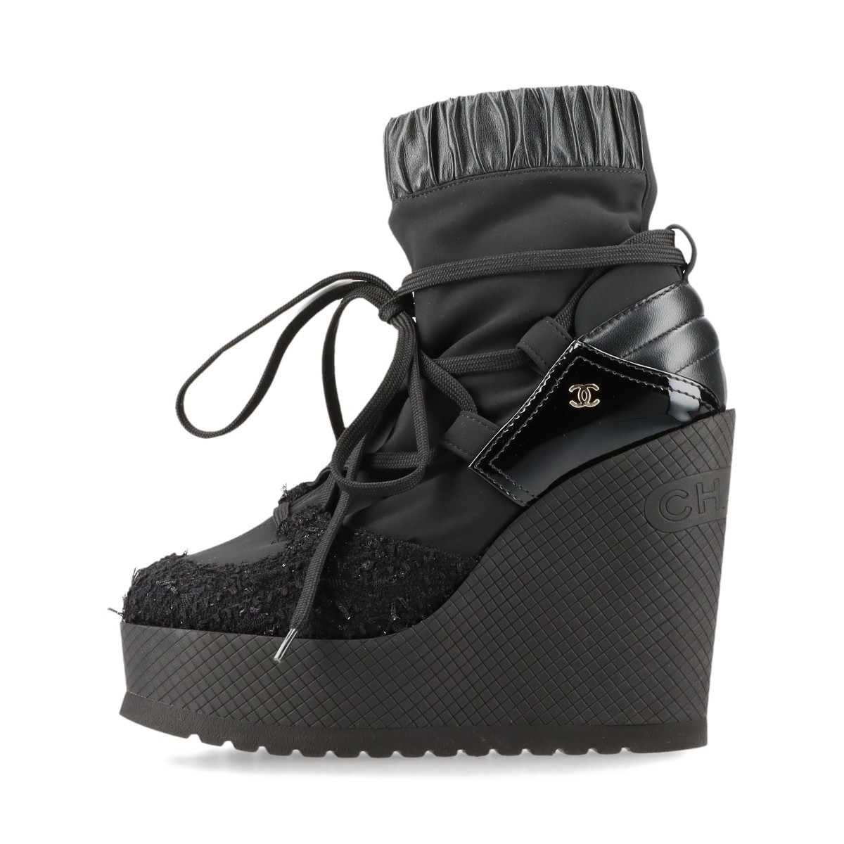 シャネル ショートブーツ36（chanel ショートブーツの通販）