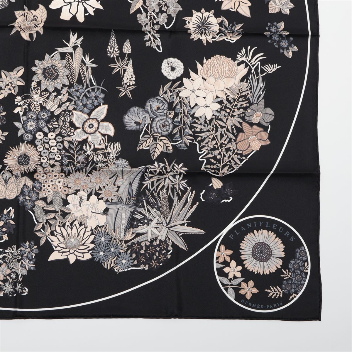 HERMES - 新品エルメス カレ90 PLANIFLEURS プラニフルール