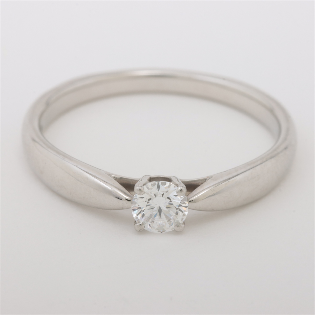 ティファニー ハーモニー 0.35ct ダイヤモンドリング H-VVS2-3EX