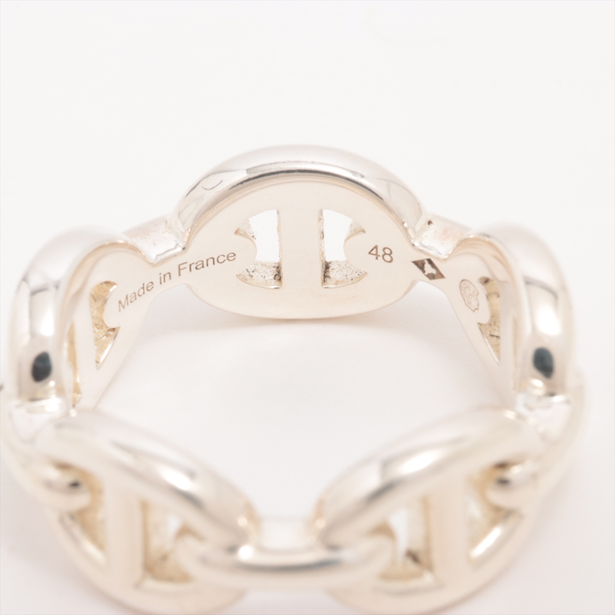 HERMES シェーヌダンクル アンシェネ リング PM/48 シルバー 925