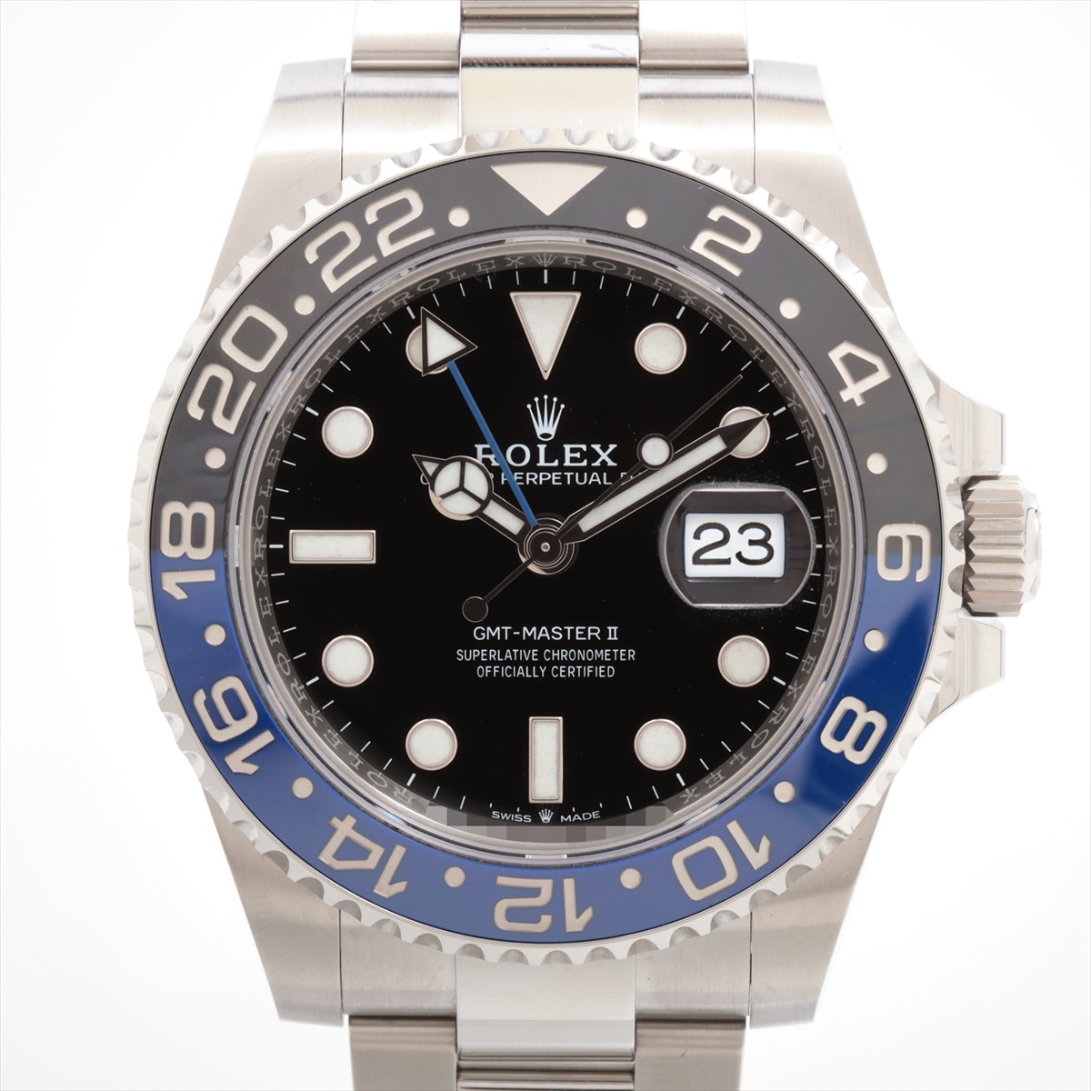 ロレックス GMTマスターⅡ 126710BLNR SS SS AT 黒文字盤