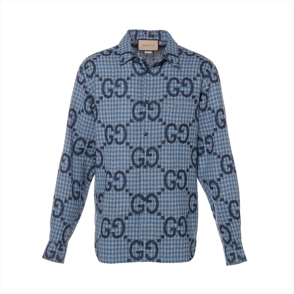 GUCCI GGロゴ ウールブランケット 145 x 185 cmリバーシブル メンズ