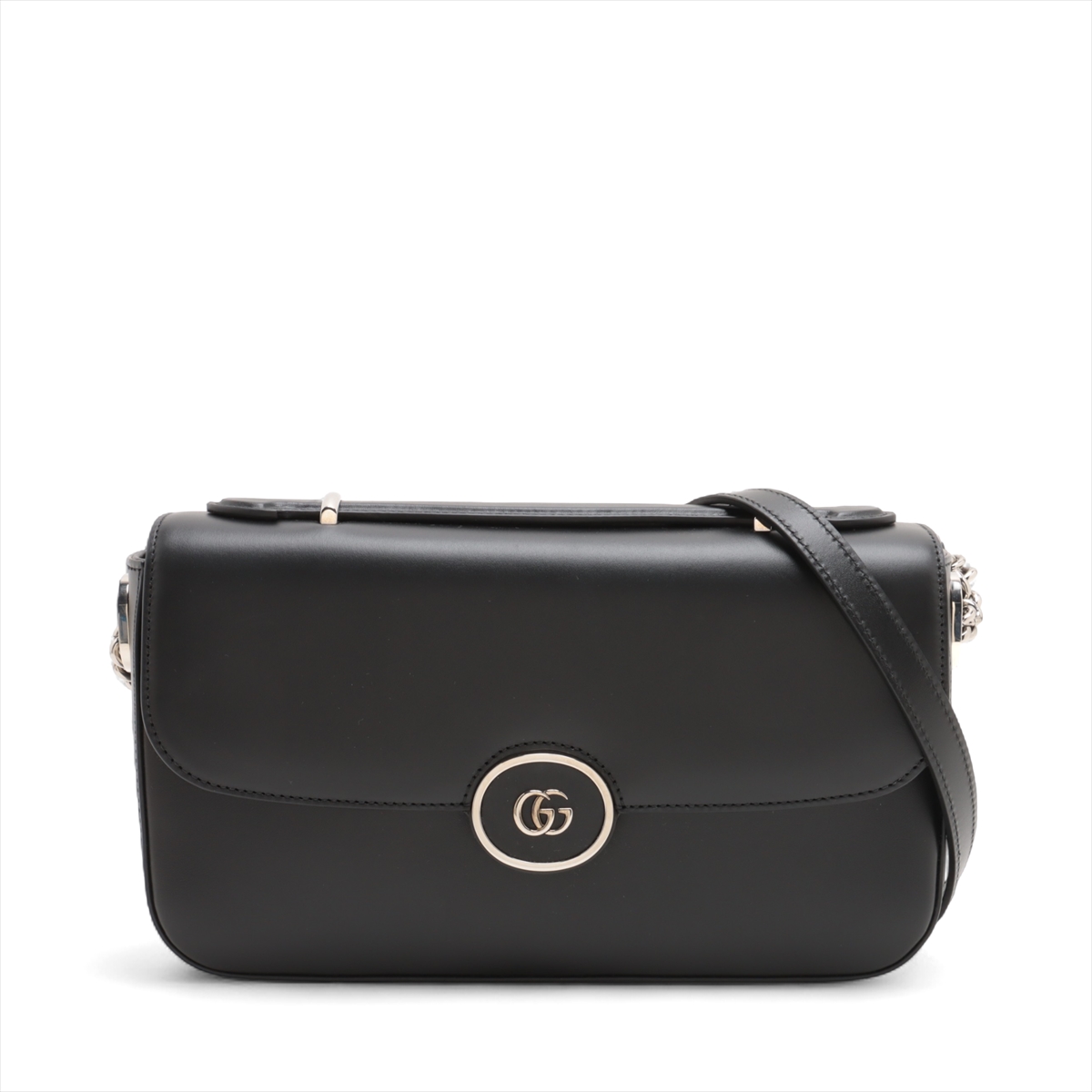 グッチ レザー PETITE GG 2way バッグ 739721 グッチ GUCCI プチGG 2Wayショルダー 739721 ブラック レザー